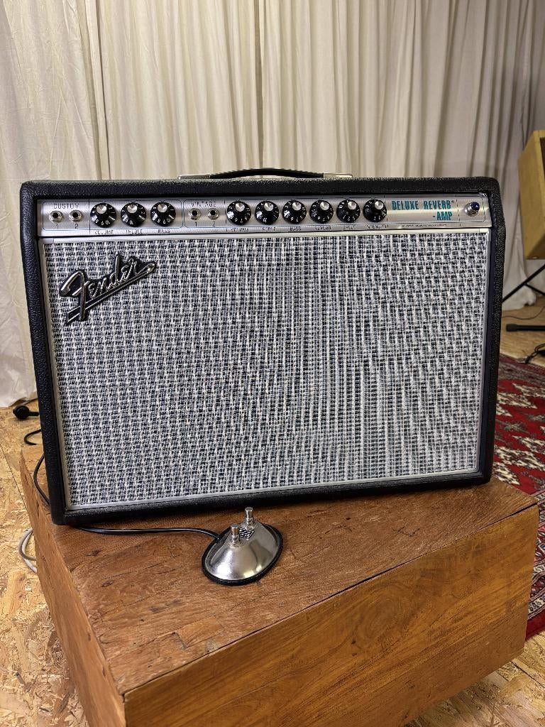 Fender '68 Custom Deluxe Reverb Reissue, Muziek en Instrumenten, Versterkers | Bas en Gitaar, Ophalen, Gebruikt, Minder dan 50 watt