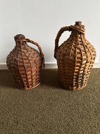 2 x rieten kruik., Ophalen