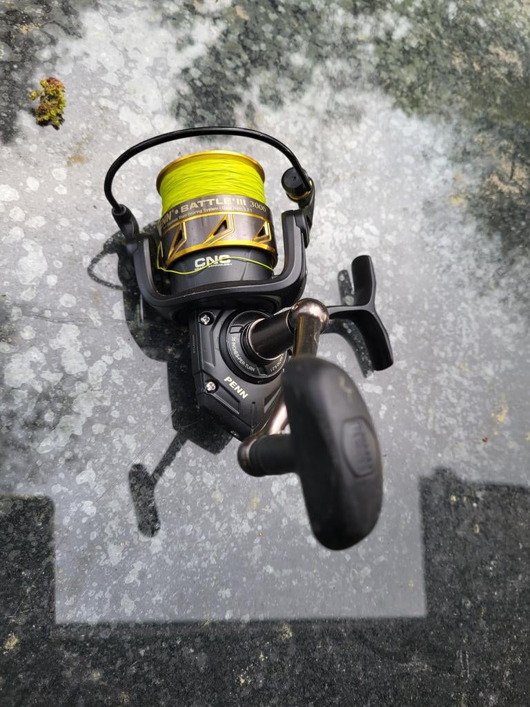 Penn Battle III Spin Reel 3000 - Krachtige Viservaring, Ophalen of Verzenden