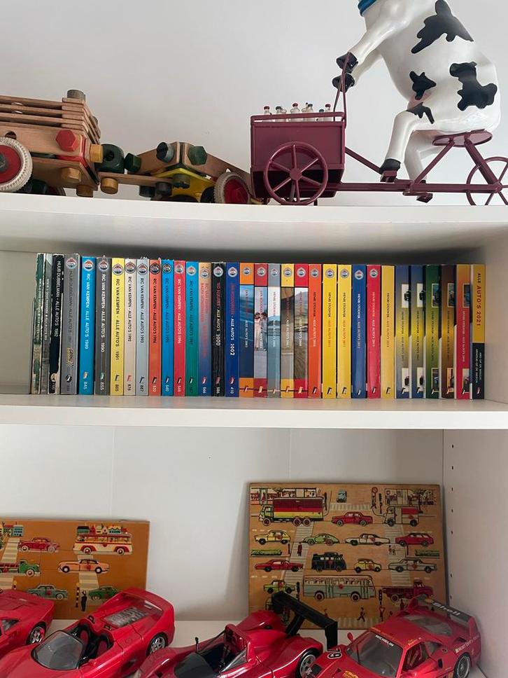 Vele jaargangen van de serie 'Alle Auto's' -KNAC, Boeken, Auto's | Boeken, Gelezen, Algemeen, Ophalen of Verzenden