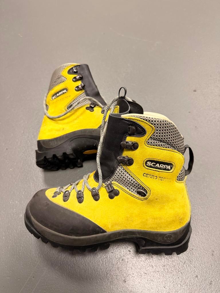 Scarpa Cerro Torre bergschoenen - Maat 39,5, Sport en Fitness, Bergsport en Wandelen, Ophalen of Verzenden, Gebruikt, Schoenen