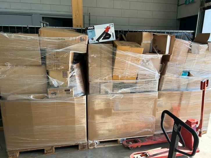 Mixpallets speelgoed playmobil disney elekronica wonen &meer, Diversen, Rommelmarktspullen, Nieuw, Ophalen of Verzenden