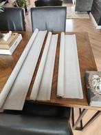 Lichtgrijze rolgordijnen (3 stuks) met bevestiging, Huis en Inrichting, Stoffering | Gordijnen en Lamellen, Ophalen of Verzenden