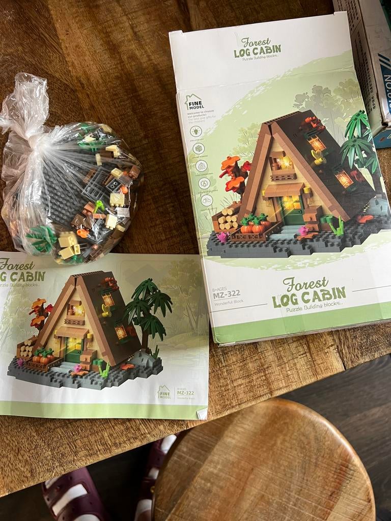 Bouwsetje: vakantiehuisje, Ophalen of Verzenden, Zo goed als nieuw