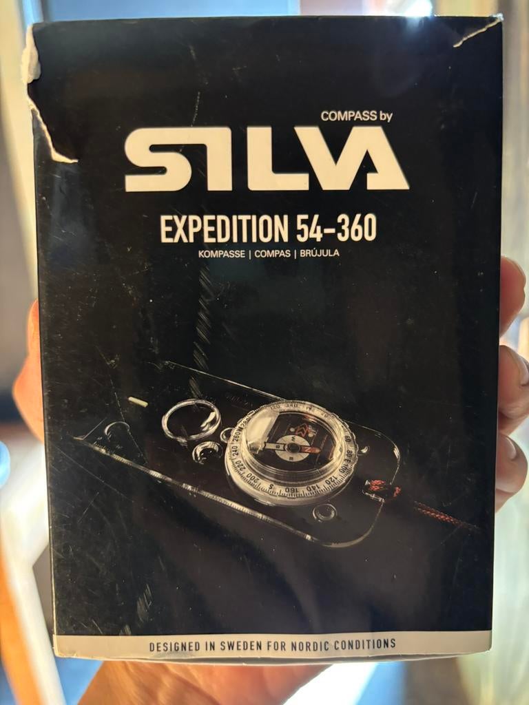 GEZOCHT: Kompas Silva expedition 54-360, Ophalen of Verzenden, Zo goed als nieuw