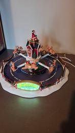 Lemax Reindeer On Holiday met animatie voor kerstdorp, Diversen, Kerst, Ophalen of Verzenden