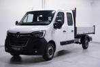 Renault Master 2.3 dCi 165 pk Kipper Dubbel Cabine 6-Zits Ai, Auto's, Bestelauto's, Voorwielaandrijving, Stof, Gebruikt, Renault