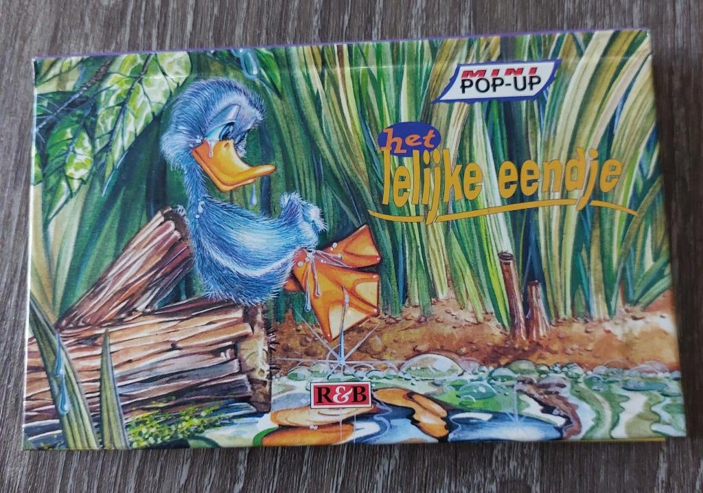 Mini pop up boekje van het lelijke eendje., Boeken, Kinderboeken | Kleuters, Ophalen of Verzenden, Fictie algemeen, Voorleesboek
