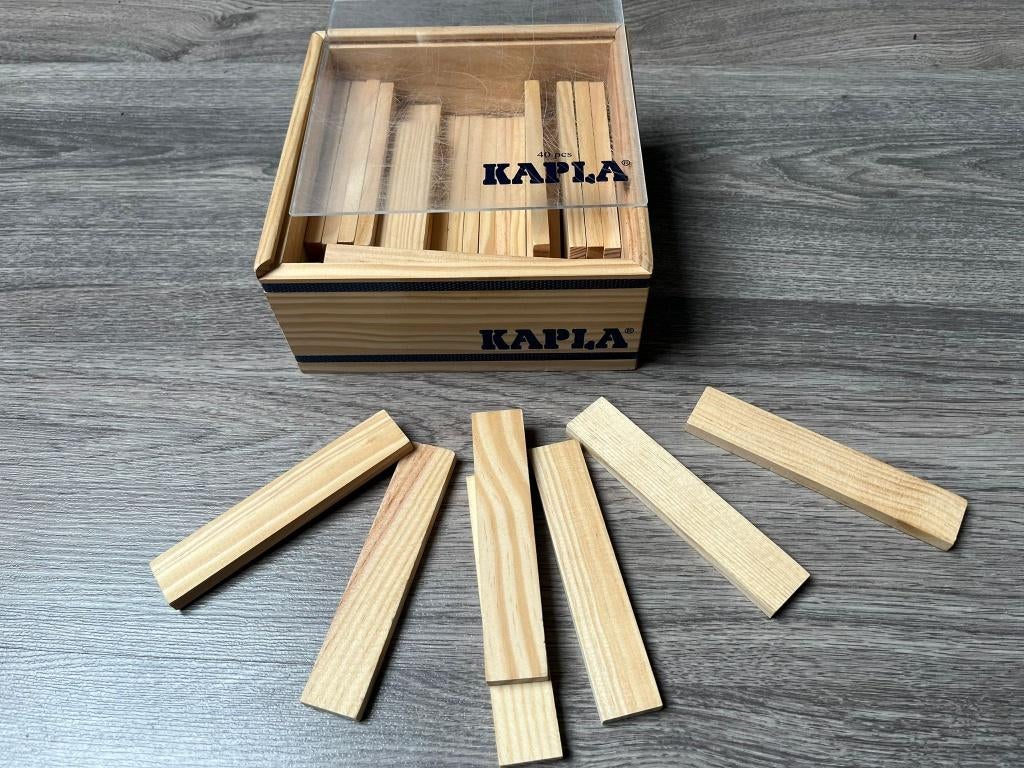 Kapla houten bouwplankjes set 40 stuks, Ophalen of Verzenden, Zo goed als nieuw, Overige merken