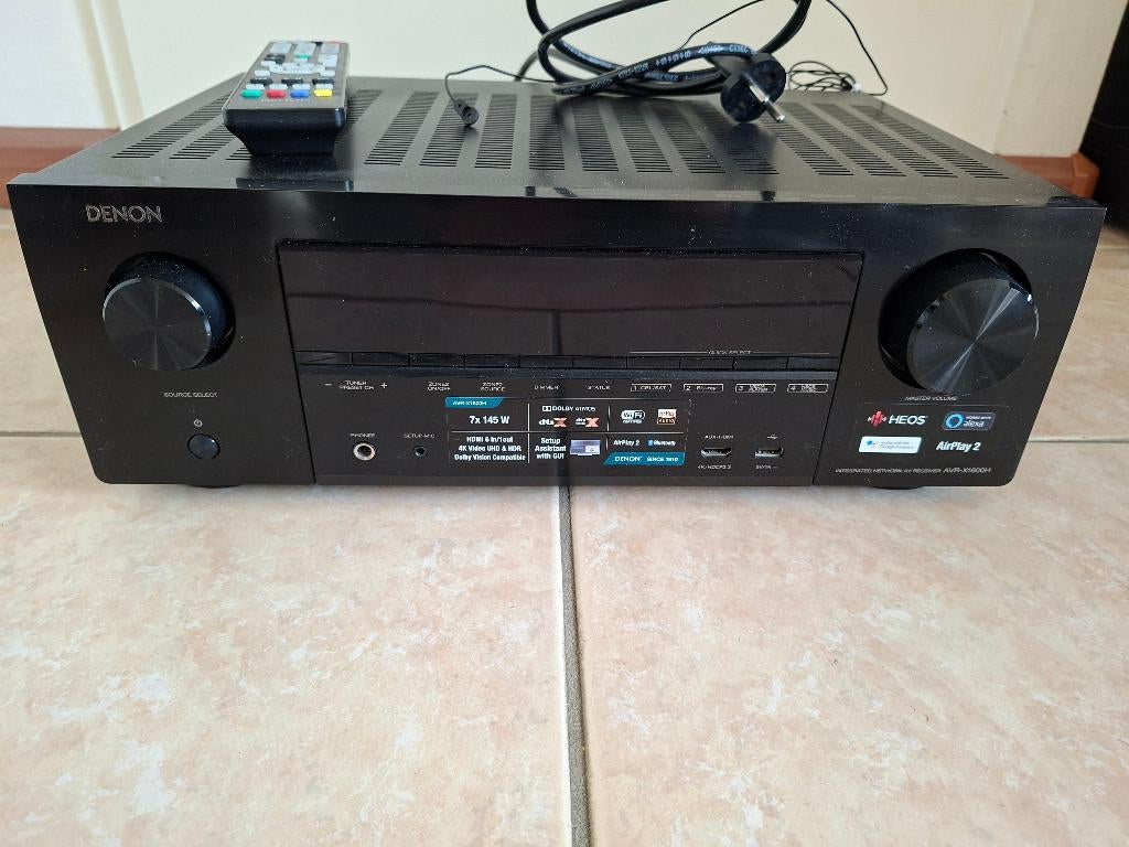 Denon AVR X1600H Receiver, Audio, Tv en Foto, Versterkers en Receivers, Ophalen, Denon, Niet werkend, 120 watt of meer