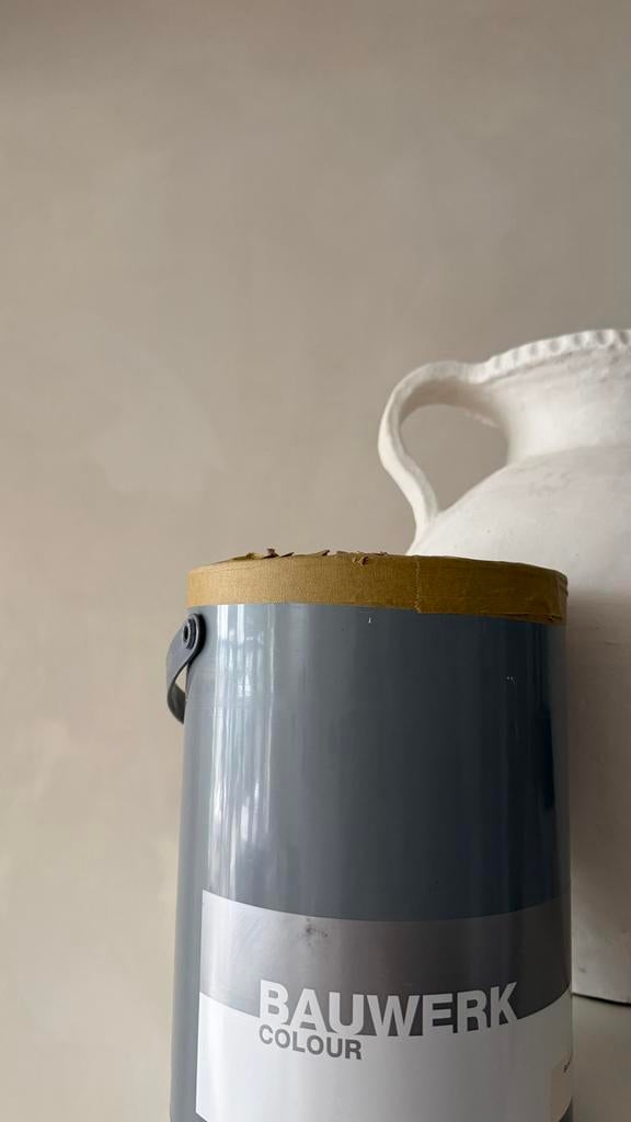 Bauwerk Colour Kalkverf - Bone - 5 liter (Nieuw), Doe-het-zelf en Verbouw, Verf, Beits en Lak, 5 tot 10 liter, Beige, Nieuw, Ophalen of Verzenden