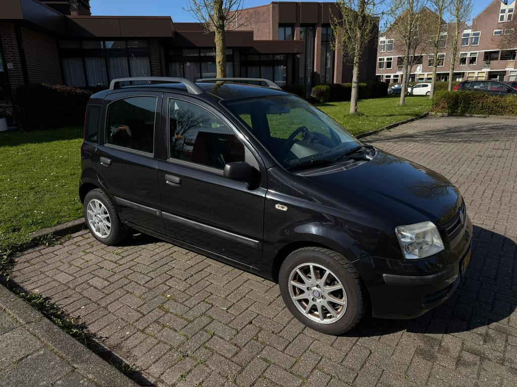 Fiat Panda 1.2 Edizione cool 2009, Auto's, Voorwielaandrijving, Stof, 1242 cc, Zwart