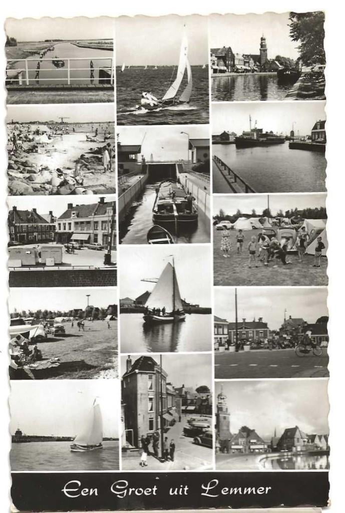 Jt22-223    Lemmer, Verzenden, 1960 tot 1980, Gelopen, Friesland