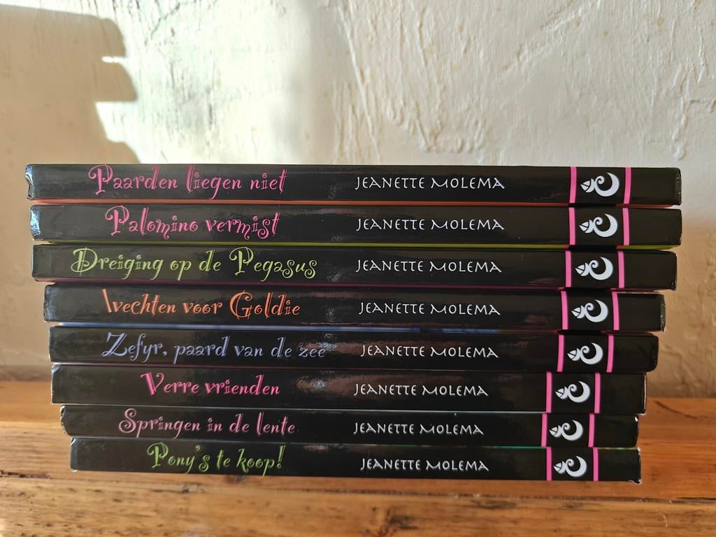 8 Delen van de serie: De pony's van de Pegasus., Boeken, Ophalen of Verzenden, Gelezen