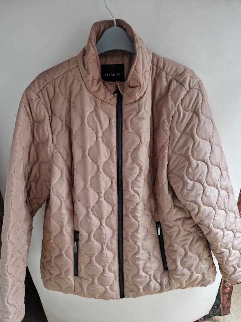 Brandtex jasje maat 46 beige, Beige, Maat 46/48 (XL) of groter, Ophalen of Verzenden, Zo goed als nieuw