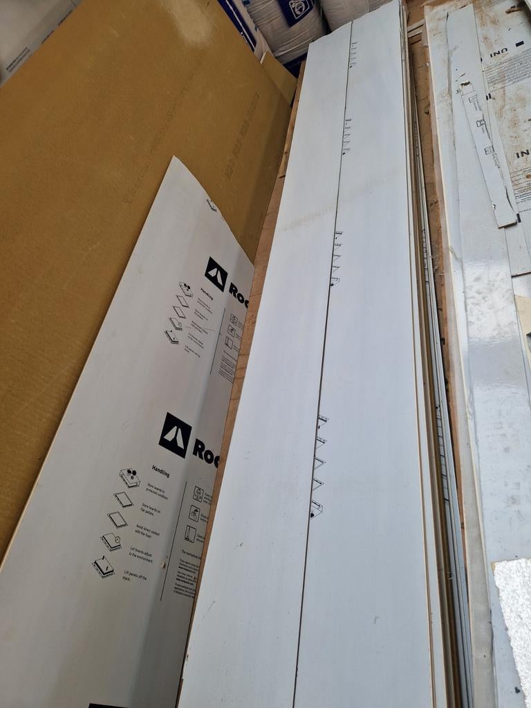 Rockpanel platen RAL 9001 - Crèmewit gevelbekleding, Ophalen, Nieuw, Overige materialen, Minder dan 20 mm