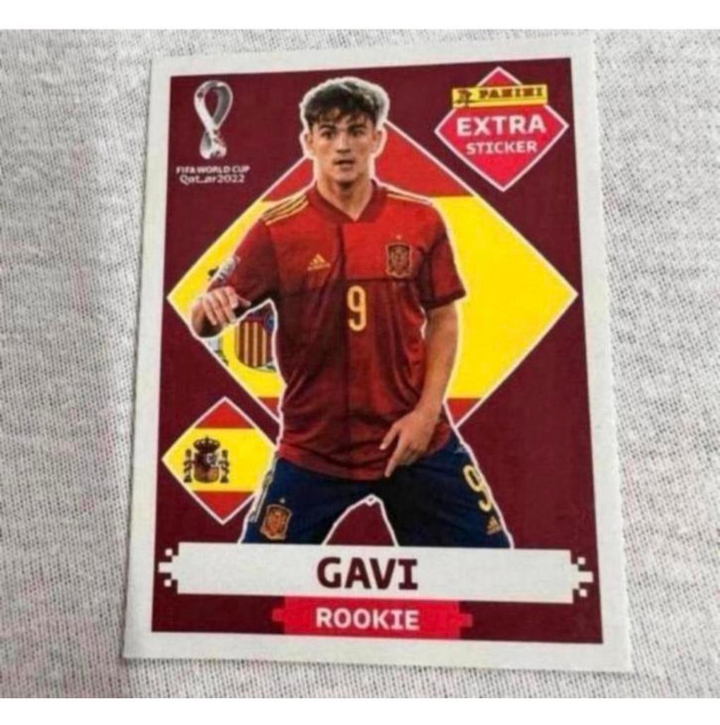 Panini Gavi Rookie extra sticker Qatar 2022 A17 spain spanje, Buitenlandse clubs, Nieuw, Ophalen of Verzenden, H