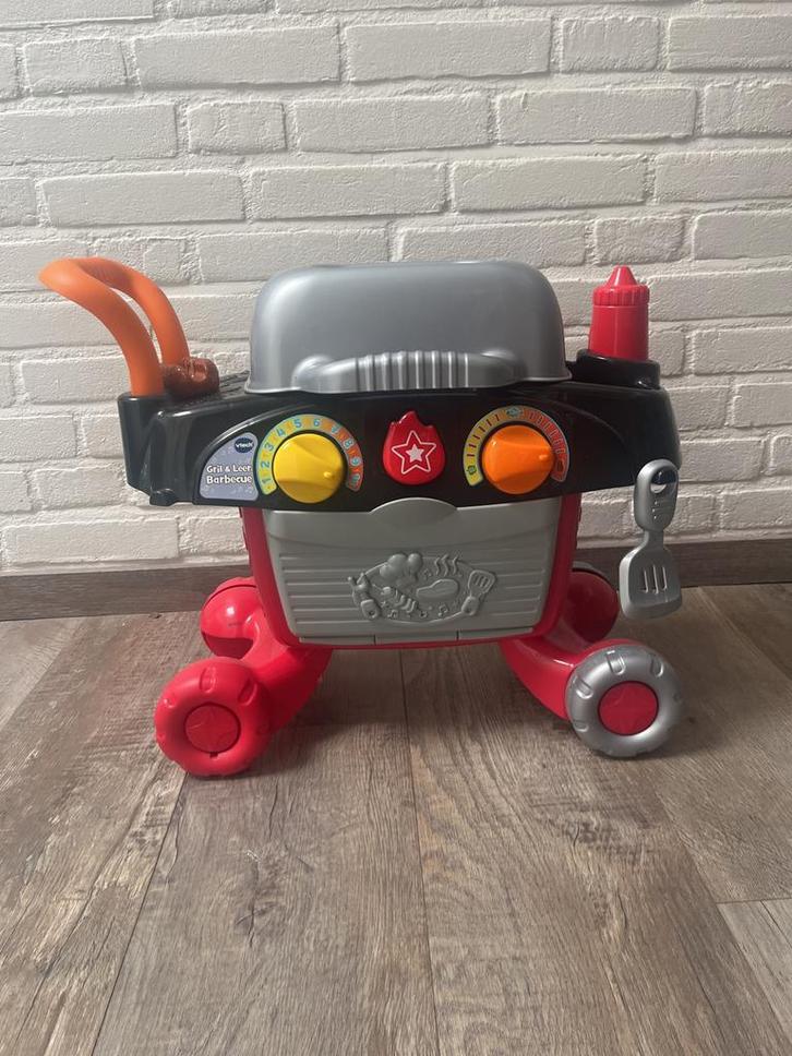 VTECH grill&leer BBQ, Kinderen en Baby's, Speelgoed | Vtech, Zo goed als nieuw, Ophalen
