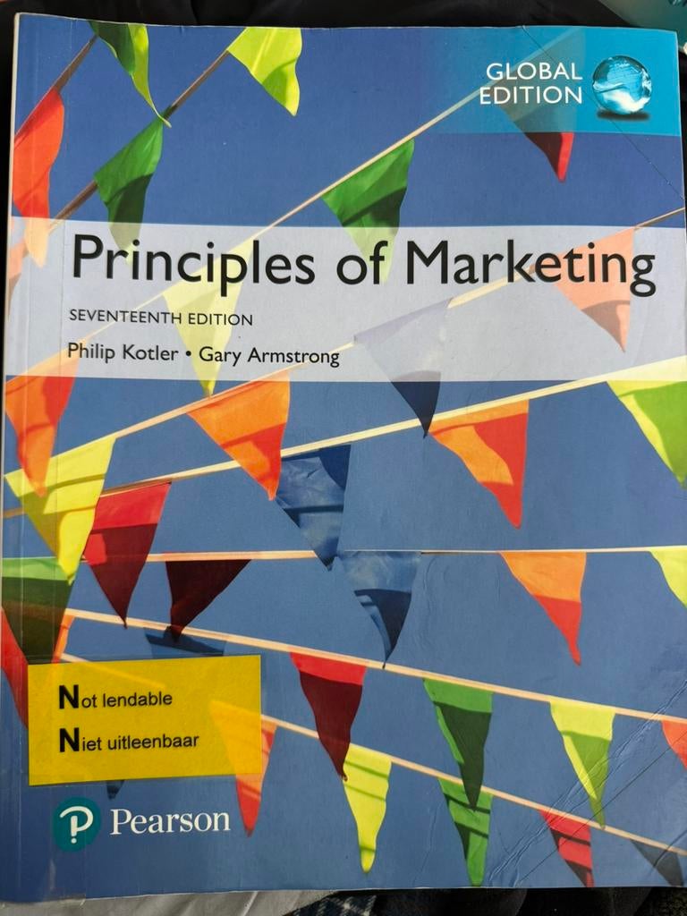 Principles of Marketing, Ophalen, Zo goed als nieuw, Overige onderwerpen