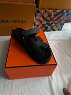 Hermes Slippers Maat 43 en 44 - Zwart, Ophalen, Nieuw, Zwart, Slippers