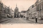Vianen, Voorstraat met mensen en Lekpoort. 5660, Verzamelen, Ophalen of Verzenden, Voor 1920, Ongelopen, Zuid-Holland