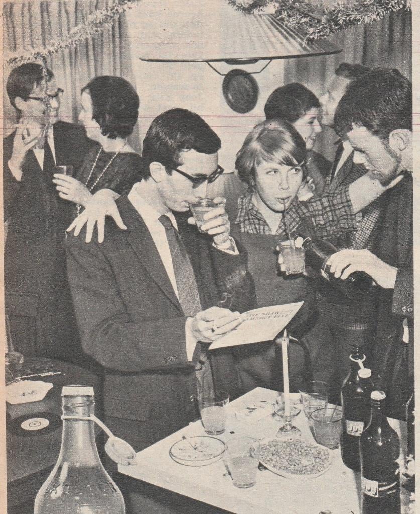 Retro reclame 1961 Joy frisdrank fijn op feestjes, Verzenden, Overige typen