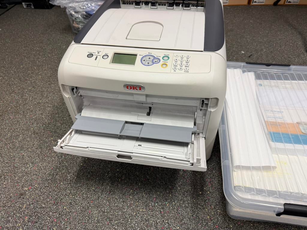 OKI Pro8432WT (Transfer printer, incl wit!), Computers en Software, Printers, Zo goed als nieuw, Ophalen