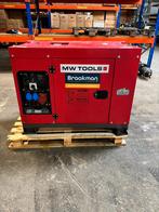 Zo goed als nieuw - MW Tools Aggregaat Generator - 10kw, Doe-het-zelf en Verbouw, Aggregaten, Dieselolie, Geluidgedempt, Ophalen of Verzenden