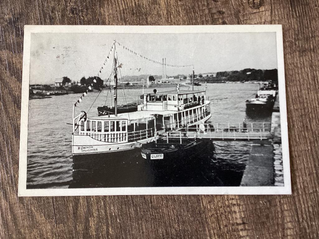 Arnhem.  Westerbouwing .  Veerboot., Ophalen of Verzenden, 1940 tot 1960, Gelopen, Gelderland