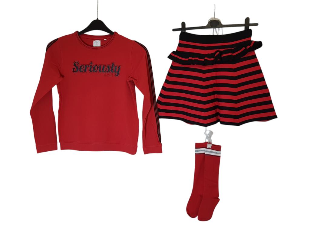 Gave 3 delige set van NIK & NIK/ D-Zine maat 164., Kinderen en Baby's, Kinderkleding | Maat 164, D-Zine, Zo goed als nieuw, Setje