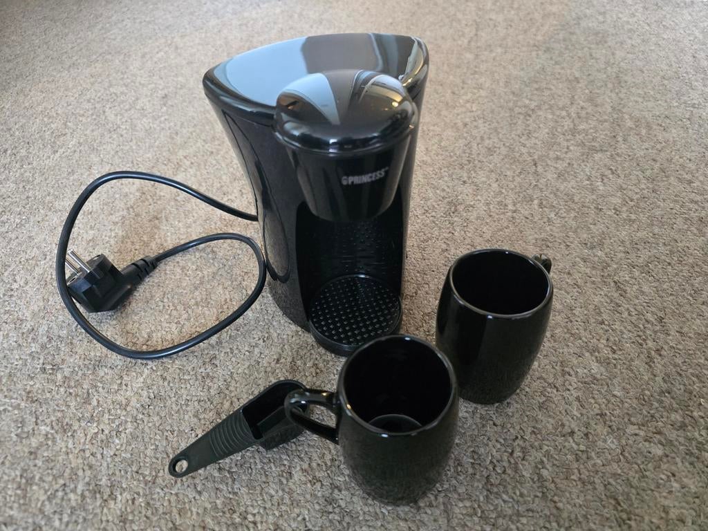 PRINCESS TWEEKOPS KOFFIEZETAPPARAAT Reis camping machine S, Witgoed en Apparatuur, Koffiezetapparaten, 2 tot 4 kopjes, Ophalen of Verzenden