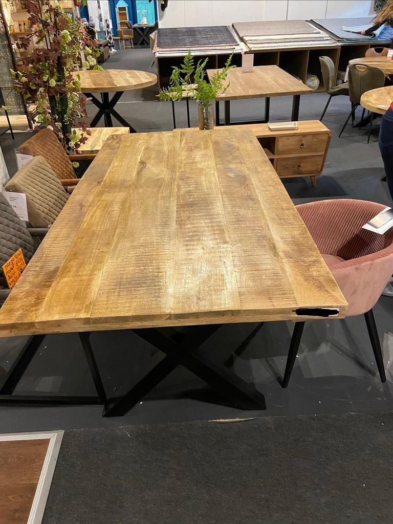 Eettafel, Huis en Inrichting, Tafels | Eettafels, Ophalen, 50 tot 100 cm, Zo goed als nieuw, Vijf personen of meer