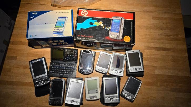 PDA 13 stuks Acer - HP - Compaq - DELL - Toshiba, Telecommunicatie, Pda's, Gebruikt, Windows Mobile, Acer, Ophalen