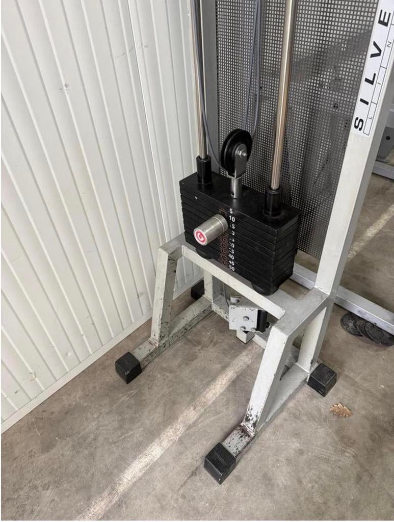 Technogym Cable crossover / Kabel tower / Kabel cross, Sport en Fitness, Ophalen, Benen, Gebruikt, -