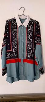 SANDRO blouse, Kleding | Dames, Maat 38/40 (M), Blauw, Sandro, Ophalen of Verzenden