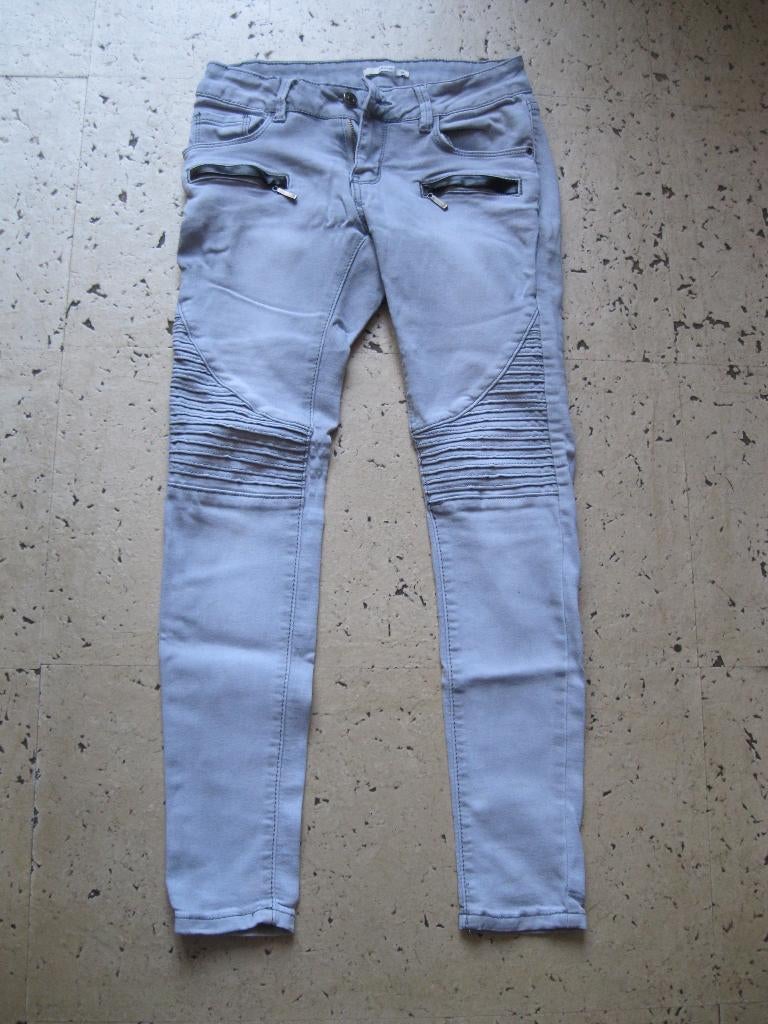 maat S, (36) 1 LAULIA spijkerbroek, lichtblauw, stretch, Blauw, Ophalen of Verzenden, W28 - W29 (confectie 36), Gedragen