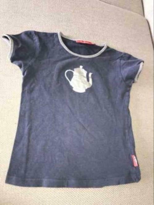 Br@nd 134 140 shirt tshirt theepot blauw blauwe nette, Kinderen en Baby's, Kinderkleding | Maat 134, Gebruikt, Br@nd, Shirt of Longsleeve