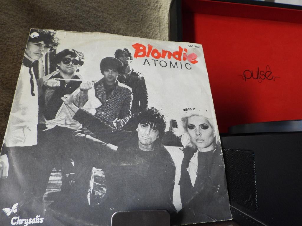 single Blondie – Atomic  1980 nl, Cd's en Dvd's, Vinyl Singles, Ophalen of Verzenden, Gebruikt, Pop, Single