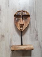 beeld hoofd hout op staander apart nieuw, Ophalen of Verzenden