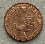 Liberia, 1 cent 1972, Ophalen of Verzenden, Overige landen, Losse munt