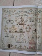 Borduurpatroon Merklap 1782 met stadswapen van Amsterdam, Hobby en Vrije tijd, Borduren en Borduurmachines, Ophalen of Verzenden