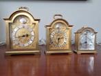 Set van 3 Swiza mechanische tafelklokken, Antiek en Kunst, Antiek | Klokken, Ophalen of Verzenden