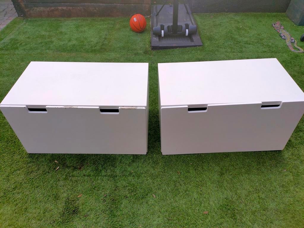 2 Ikea Småstad lades/stuva bureau met lade/ speelgoedkist, Ophalen, Gebruikt, Overige typen