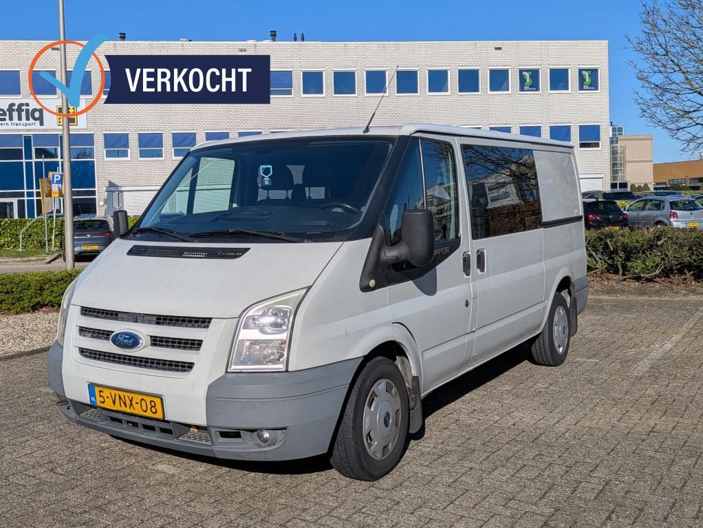 Ford Transit 280M 2.2 TDCI Dubbel Cabine MARGE AIRCO, Auto's, Euro 5, Gebruikt, 4 cilinders, 116 pk