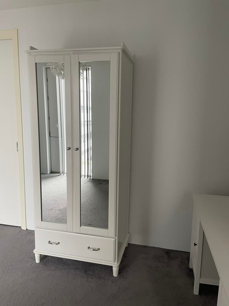 IKEA kledingkast wit Tyssedal, Huis en Inrichting, Ophalen, 50 tot 100 cm, Zo goed als nieuw, Minder dan 100 cm