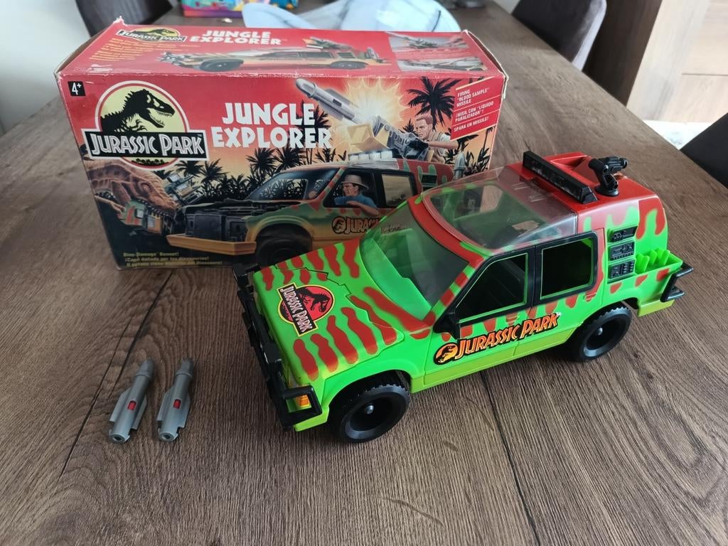 Jurassic Park Jungle Explorer Jeep, Verzamelen, Poppetjes en Figuurtjes, Ophalen of Verzenden, Zo goed als nieuw