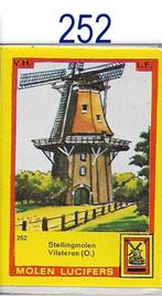 Lu252 luciferdoosje stellingmolen vilsteren ( o ), Ophalen of Verzenden, Zo goed als nieuw, Luciferdoosjes of -merken