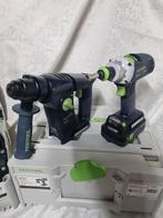 Festool combi set schroefmachine en klopboormachine, Doe-het-zelf en Verbouw, Gereedschap | Boormachines, Ophalen, Boor- en Schroefmachine