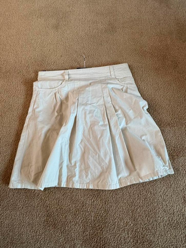 Rok River Woods, gebroken wit, Kleding | Dames, Rokken, Zo goed als nieuw, Maat 38/40 (M), Wit, Boven de knie, Ophalen of Verzenden