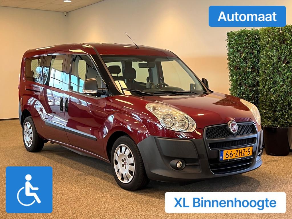 Fiat Doblo L2 Rolstoelauto Automaat XXL-Ombouw 160cm DIESEL, Auto's, Fiat, Automaat, Stof, Gebruikt, Bedrijf